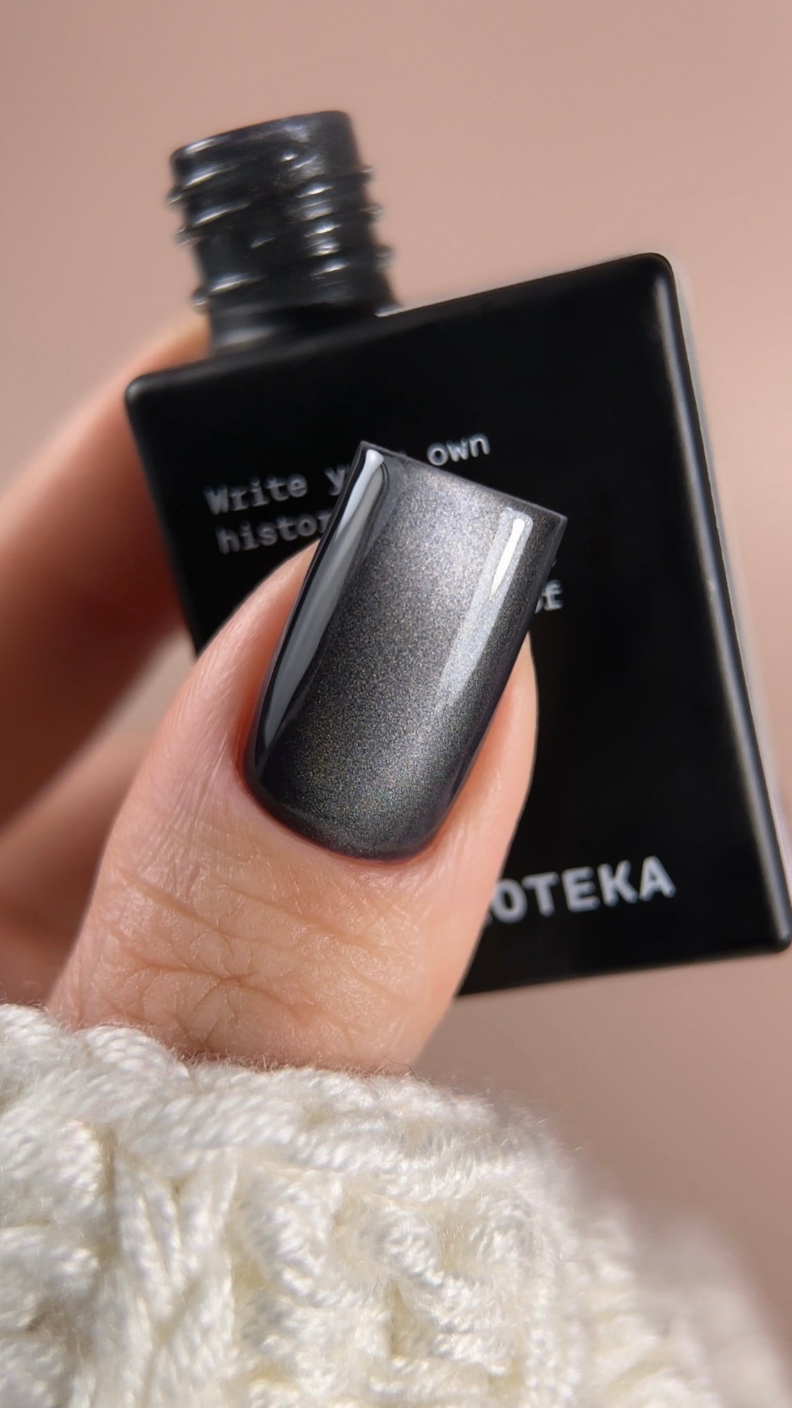 Biblioteka Gel Polish Cat Eye #02 SHADOW, 10 ml
