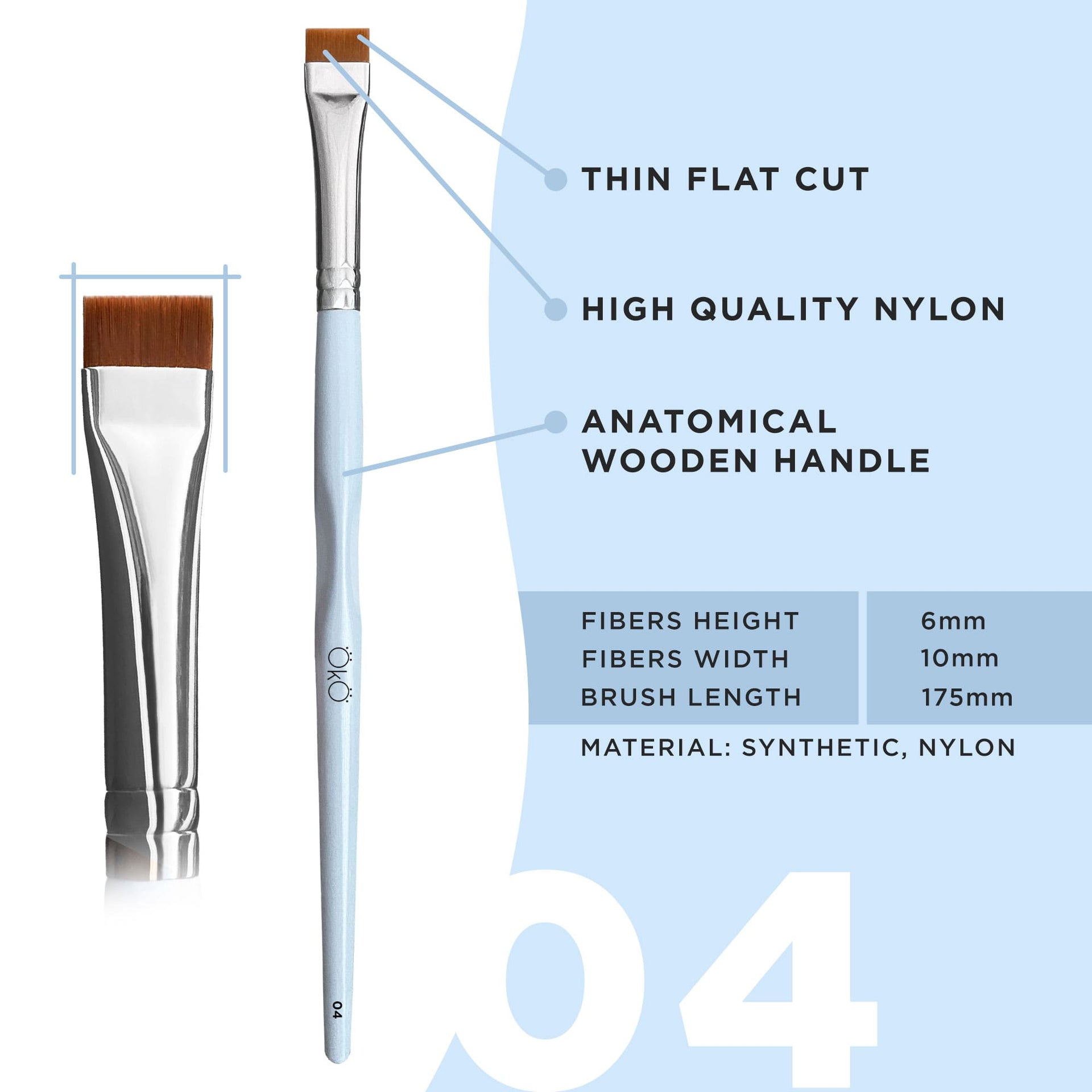 oko brush set "flawless brushes flawless brows"
