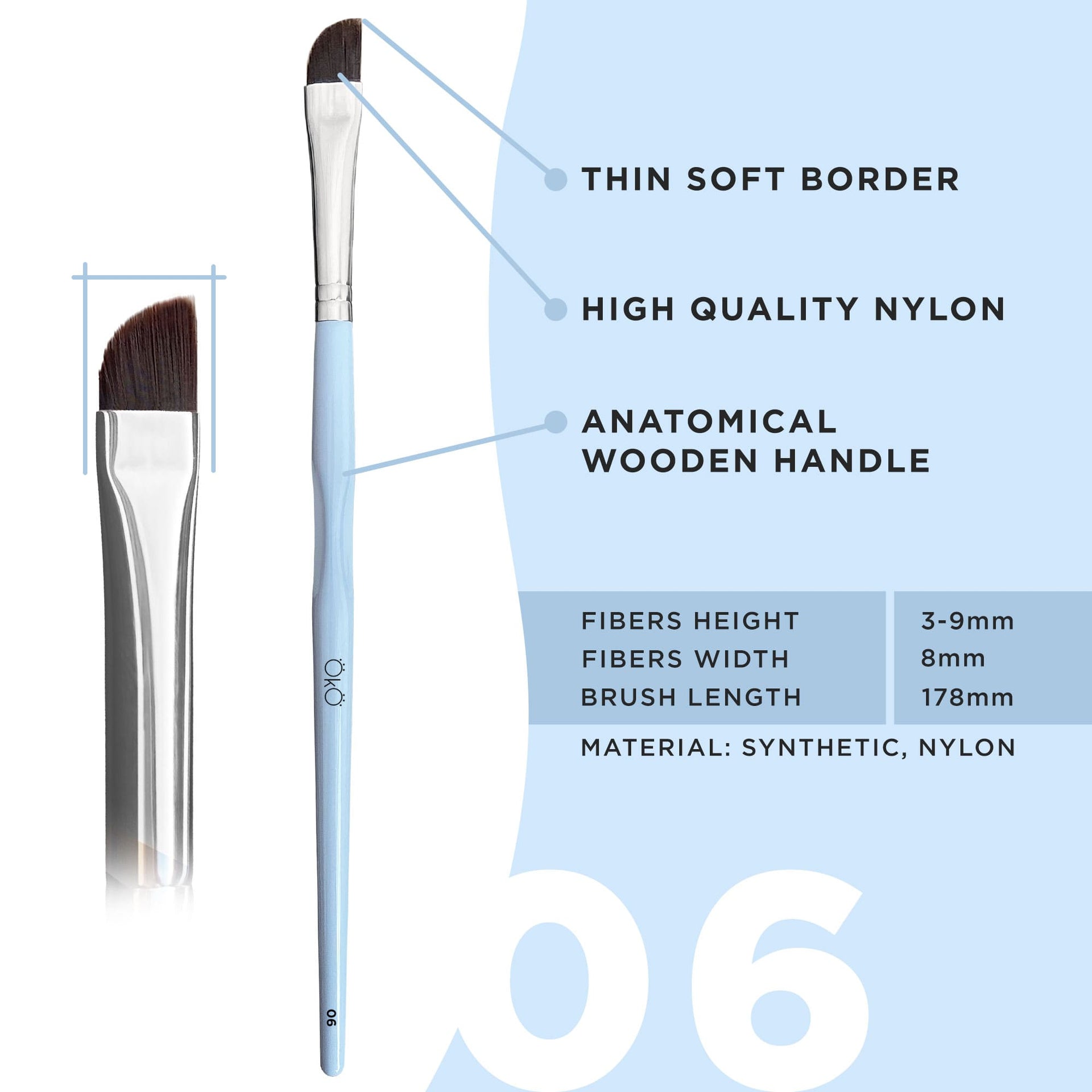 oko brush set "flawless brushes flawless brows"