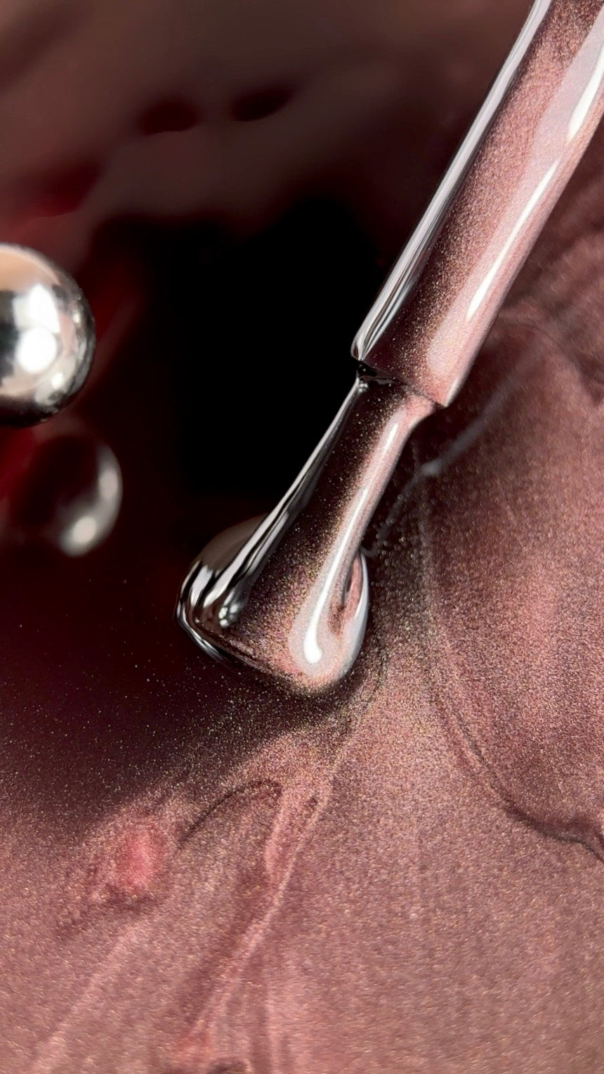Biblioteka Gel Polish Cat Eye #07 WINE FLARE, 10 ml