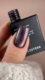 Biblioteka Gel Polish Cat Eye #08 PLUM GLOW, 10 ml