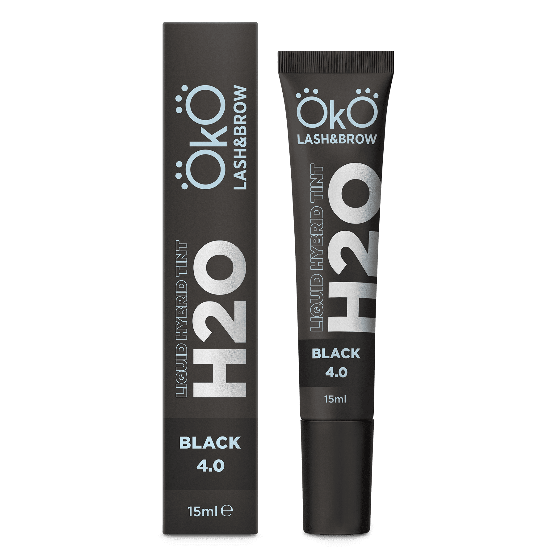 Dye for eyebrow and eyelash H20 Liquid Hybrid Tint Black 4.0