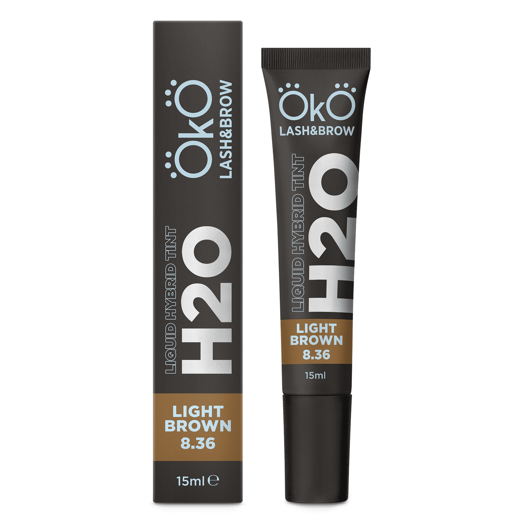 Dye for eyebrow and eyelash H20 Liquid Hybrid Tint Light Brown 8.36