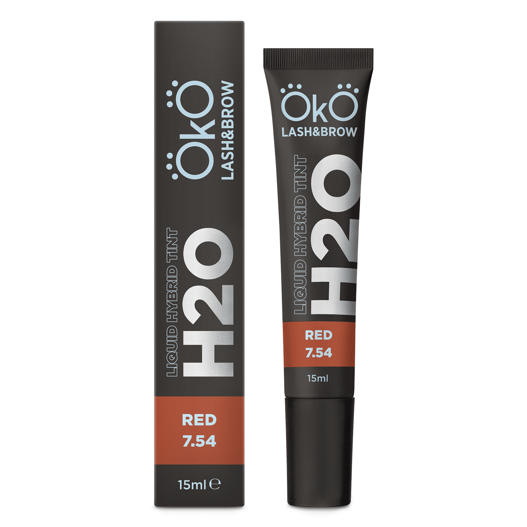 Dye for eyebrow and eyelash H20 Liquid Hybrid Tint Red 7.54