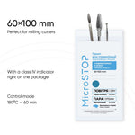 Sterilisationsbeutel Microstop mit Indikator Klasse 4 60×100 mm, 100 Stk.