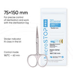 Sterilisationsbeutel Microstop Pro mit Indikator Klasse 4 75×150 mm, 100 Stk.