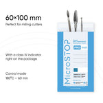 Microstop Pro-Zori Sterilisationsbeutel Mit Indikator Der Klasse 4 60×100 mm, 100 Stk.