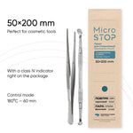 Microstop Eco Sterilisationsbeutel Mit Indikator Der Klasse 4 50×200 mm, 100 Stk.
