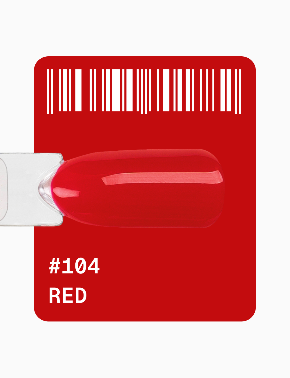 Adore Gel Polish red #104, 12 ml
