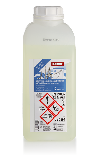 Desinfektionsmittelkonzentrat ULTRA für Instrumente, 2.000 ml