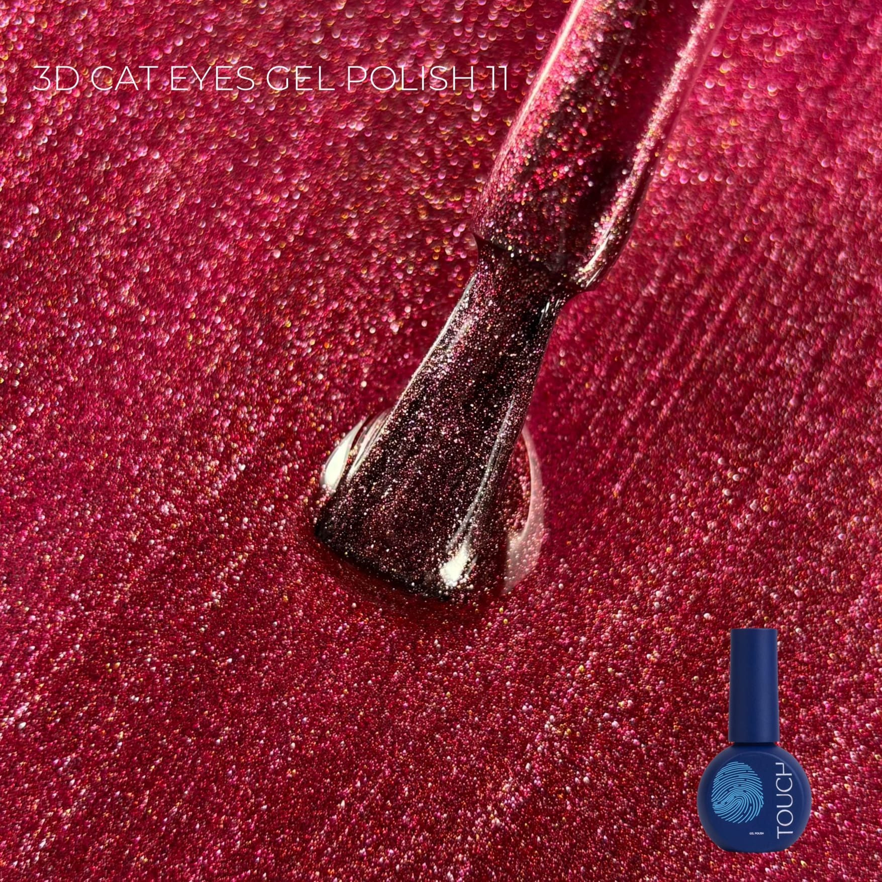 Touch Gel polish 3D Cat Eyes 11, 9 ml