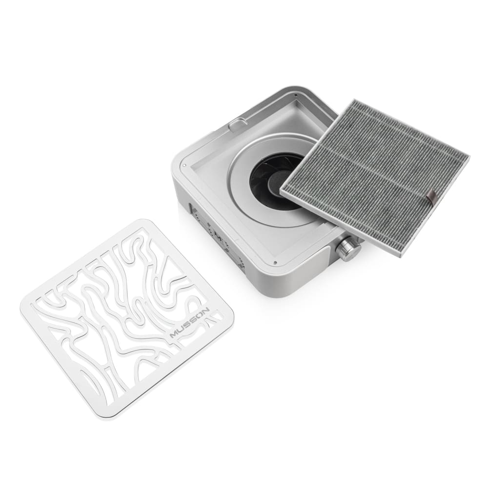 musson x2 silver 72w – mit kohle hepa filter