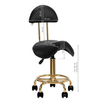 cosmetic stool 6001 g gold black