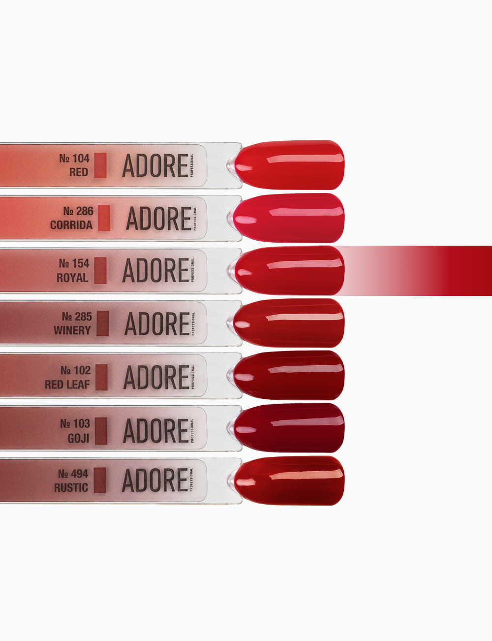 Adore Гель-лак royal #154, 12 мл 