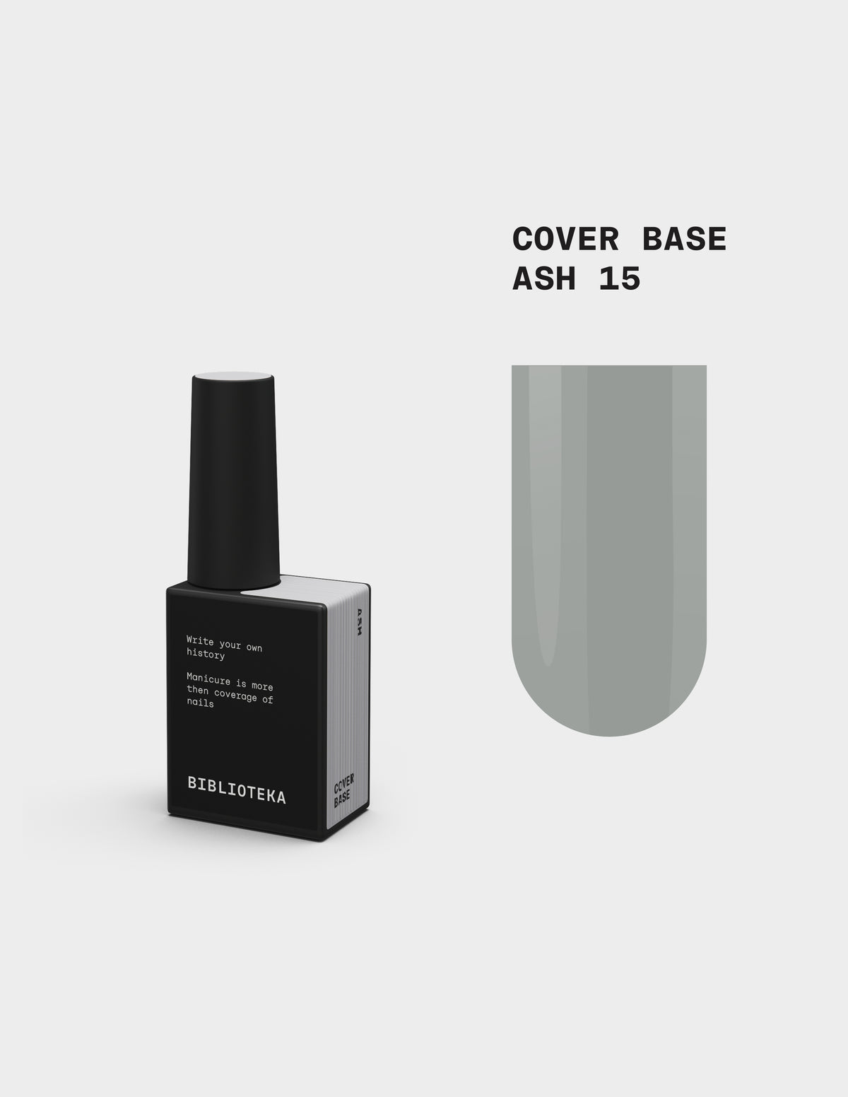 Biblioteka Cover Base #15 ASH, 10 ml