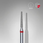 Diamantfräse "Kegelstumpf" rot, Durchmesser 1.6 mm / Arbeitsteil 10 mm