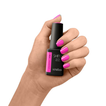 Kinetics Гель-лак Electro Pink #196, 15 мл