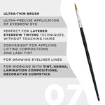 ultra thin brush oko #7 black edition