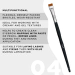 flat brush oko #4 black edition