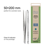 Microstop Eco Sterilisationsbeutel Mit Indikator Der Klasse 4 50×200 mm, 100 Stk.
