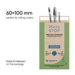 Microstop Eco Sterilisationsbeutel Mit Indikator Der Klasse 4 60×100 mm, 100 Stk.