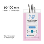 Sterilisationsbeutel Microstop mit Indikator Klasse 4 60×100 mm, 100 Stk.