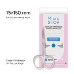 Sterilisationsbeutel Microstop Pro mit Indikator Klasse 4 75×150 mm, 100 Stk.