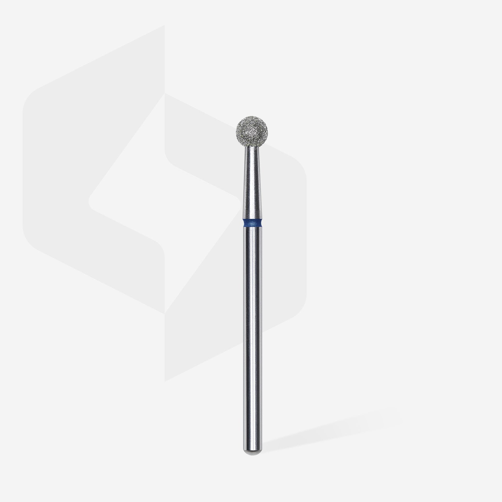 Diamantfräse "Kugel" Blau, Durchmesser 4 Mm