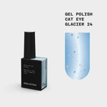 Biblioteka Gel Polish Cat Eye #24 GLACIER, 10 ml