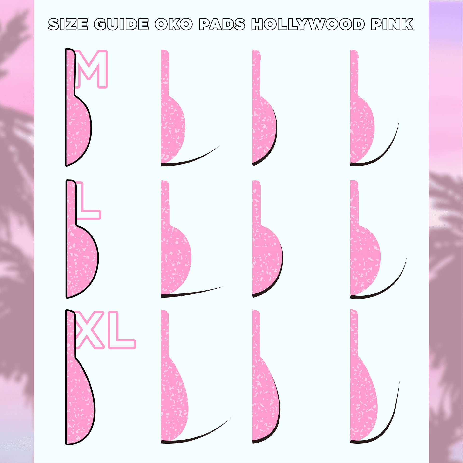 lash lifting pads oko hollywood pink