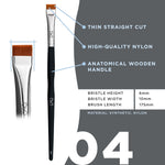 flat brush oko #4 black edition