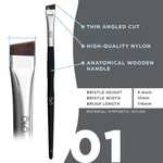 large angled brush oko #1 black edition
