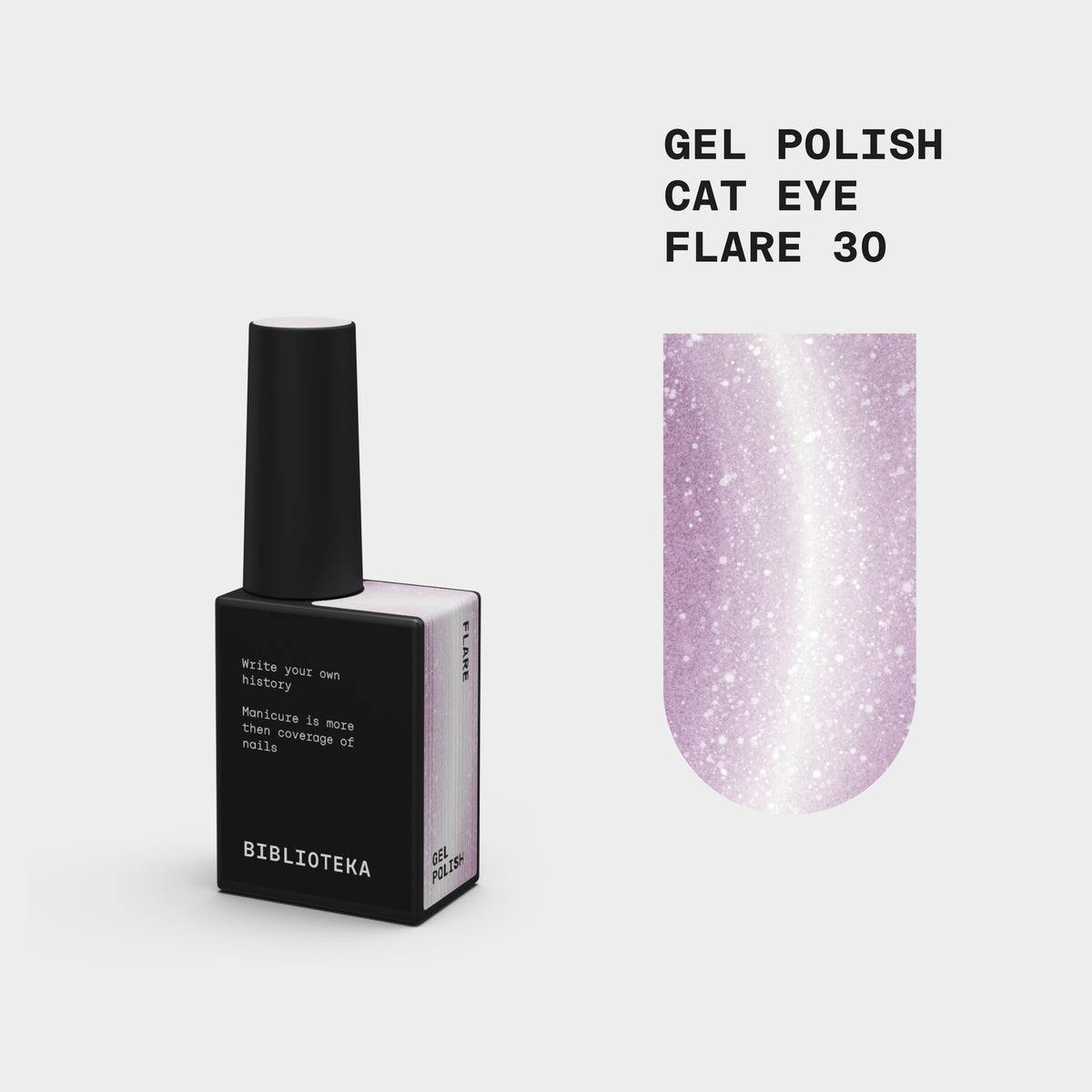 Biblioteka Gel Polish Cat Eye #30 FLARE, 10 ml