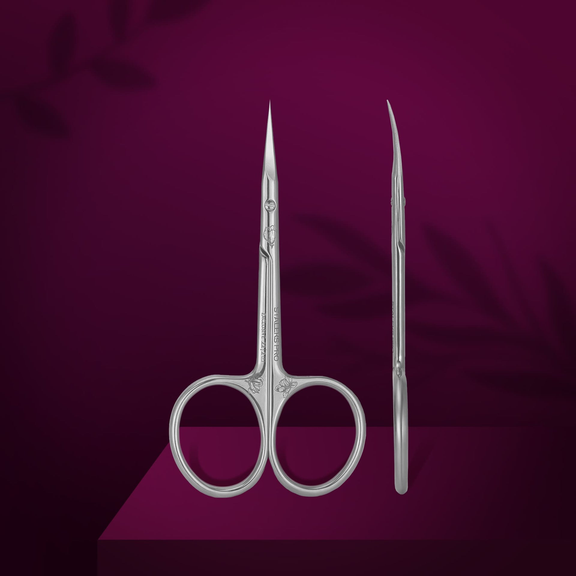Professionelle Nagelhautschere Mit Haken EXCLUSIVE 23 Typ 2 (Magnolia)