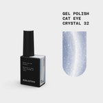 Biblioteka Gel Polish Cat Eye #32 CRYSTAL, 10 ml