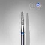 Diamantfräse "Kegelstumpf" blau, Durchmesser 1.8 mm / Arbeitsteil 8 mm