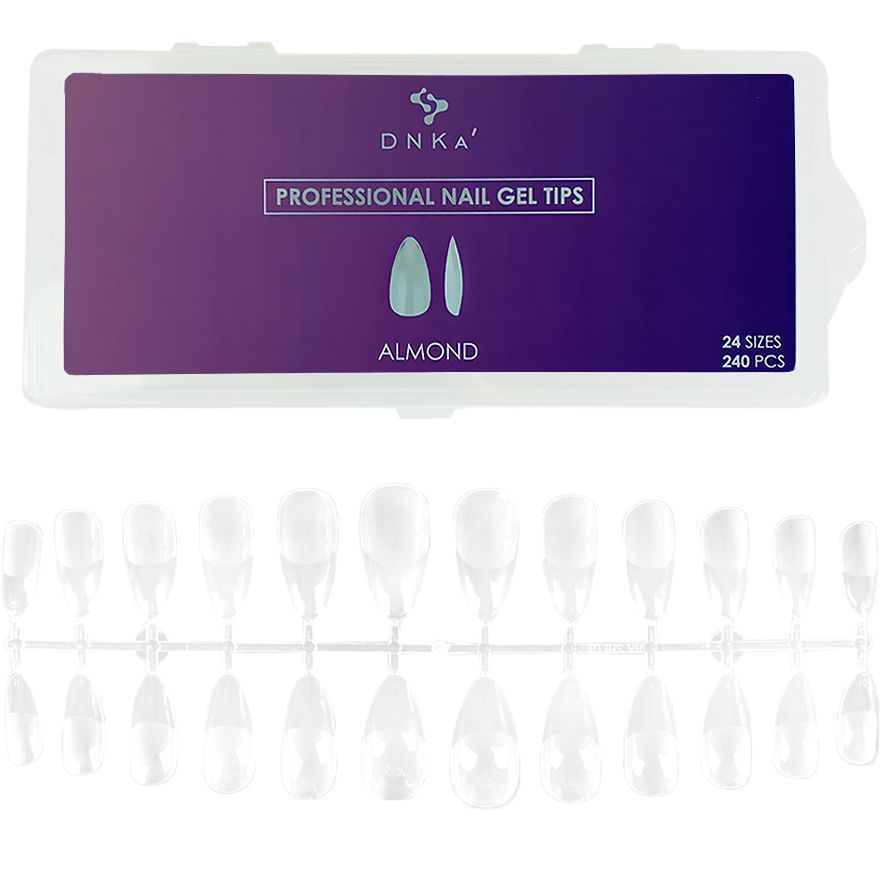 DNKa' Professional Nail Gel Tips Almond 240pcs