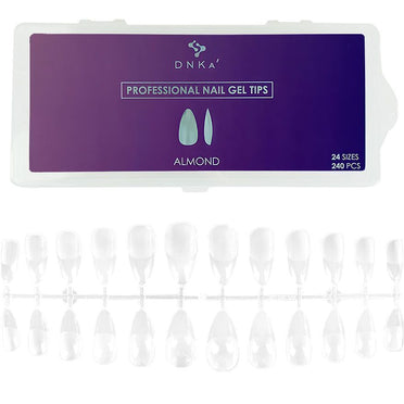 DNKa' Professional Nail Gel Tips Almond 240pcs
