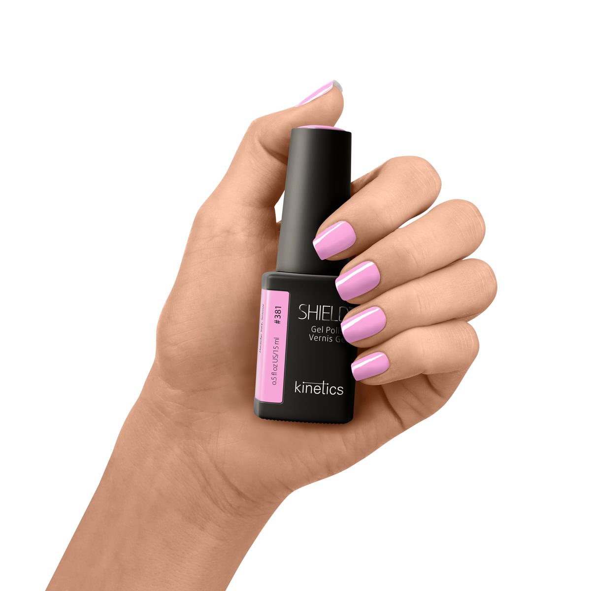 Kinetics Gel Polish Ready, Set, Snow #381, 15 ml