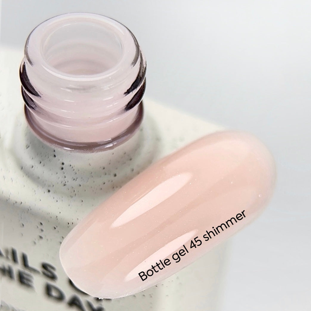 Nailsoftheday Bottle gel 45 shimmer, 10 ml