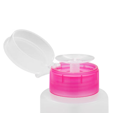 dispenser with pump white with pink cap 150 ml