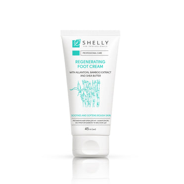 Shelly regenerierende Fußcreme mit Allantoin, Bambusextrakt und Sheabutter, 45 ml