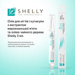 Nagel- und Nagelhautöl mit marokkanischem Minzextrakt und Teebaumöl Shelly, 3 ml