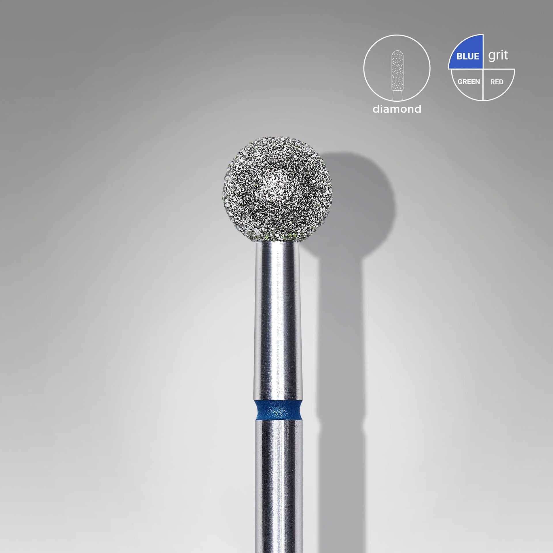 STALEKS EXPERT Diamantfräser Kugel blau, Durchmesser 5 mm