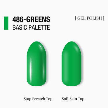 Adore Гель-лак - greens #486, 8 мл 