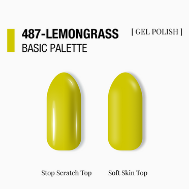 Adore Гель-лак - lemongrass #487, 8 мл 