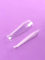 dnka' top nail forms short almond 120pcs