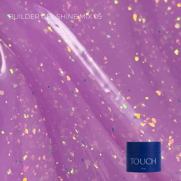 Touch Builder Gel Shine Mix 5, 15 мл