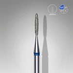 Diamantfräse "Flamme" Blau, Durchmesser 1.4 Mm / Arbeitsteil 8 Mm