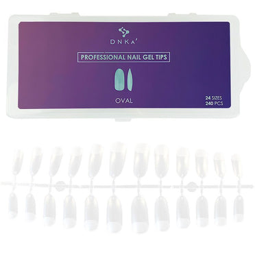 DNKa' Professional Nail Gel Tips Oval 240pcs